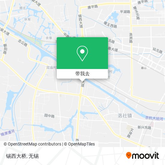 锡西大桥地图