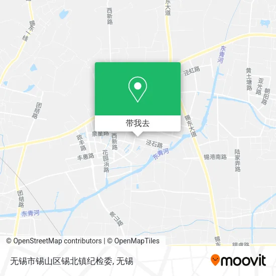无锡市锡山区锡北镇纪检委地图