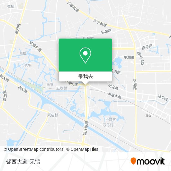 锡西大道地图