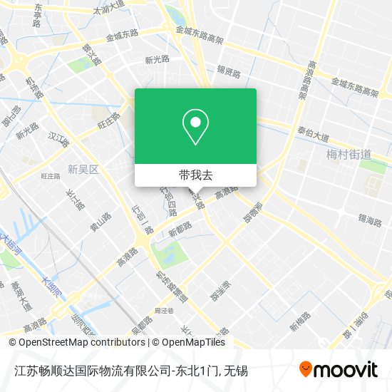 江苏畅顺达国际物流有限公司-东北1门地图