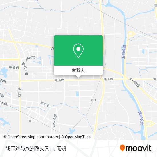 锡玉路与兴洲路交叉口地图