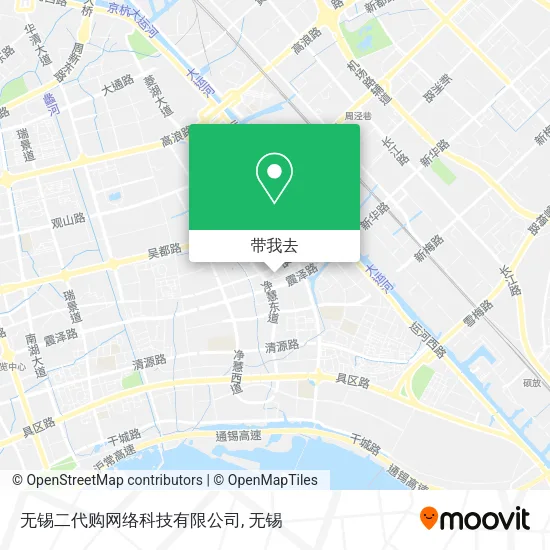 无锡二代购网络科技有限公司地图
