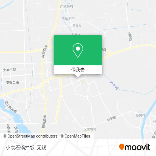 小袁石锅拌饭地图
