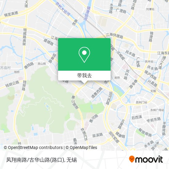 凤翔南路/古华山路(路口)地图