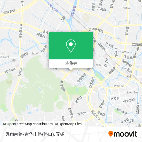 凤翔南路/古华山路(路口)地图