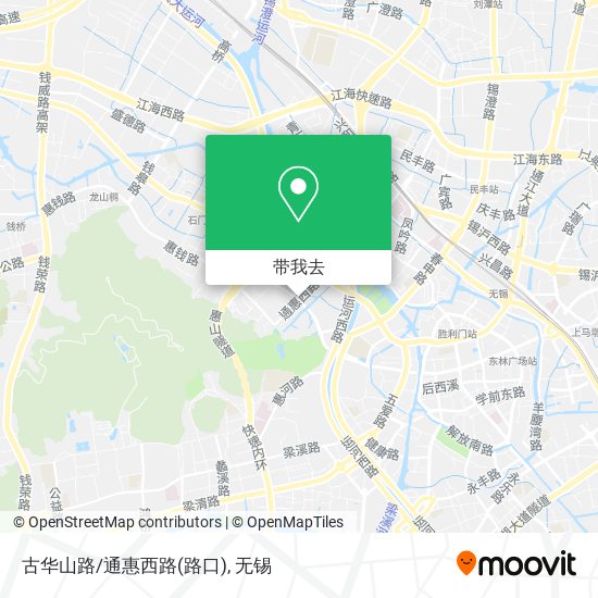 古华山路/通惠西路(路口)地图