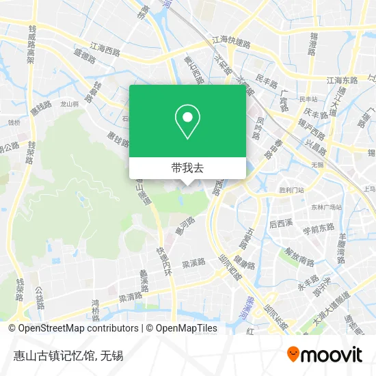 惠山古镇记忆馆地图