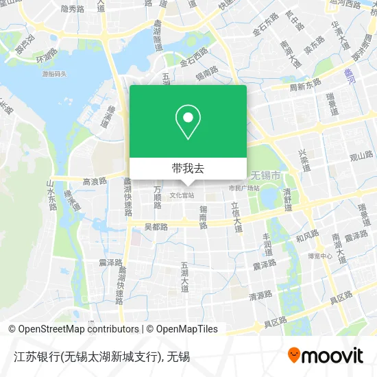江苏银行(无锡太湖新城支行)地图
