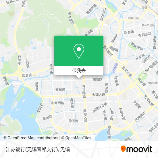 江苏银行(无锡青祁支行)地图