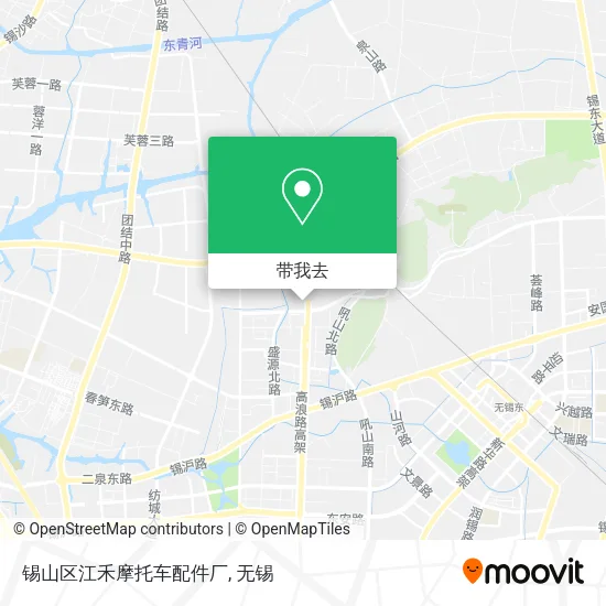 锡山区江禾摩托车配件厂地图