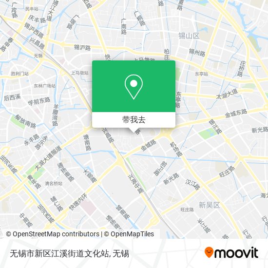 无锡市新区江溪街道文化站地图