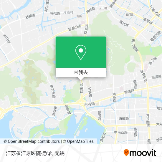 江苏省江原医院-急诊地图