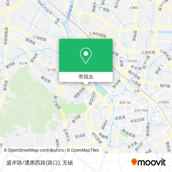 盛岸路/通惠西路(路口)地图