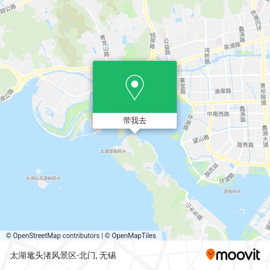 太湖鼋头渚风景区-北门地图