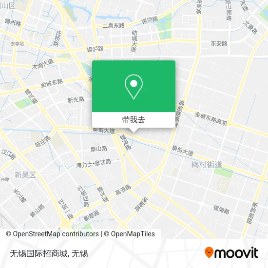 无锡国际招商城地图
