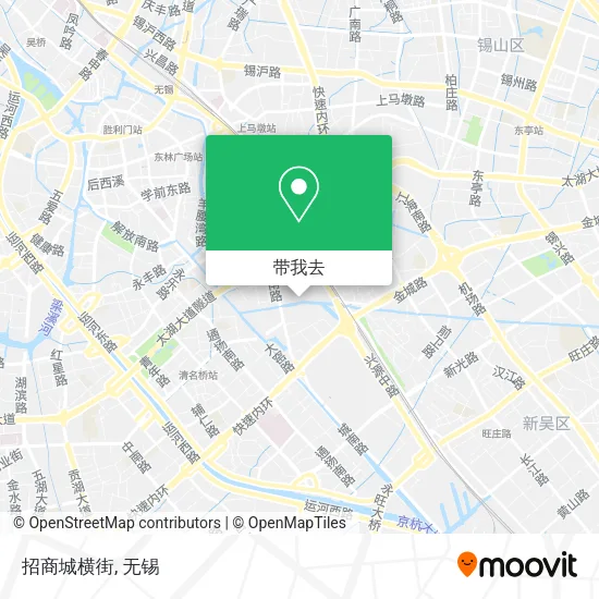 招商城横街地图
