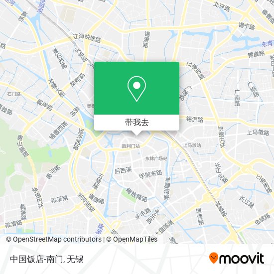 中国饭店-南门地图