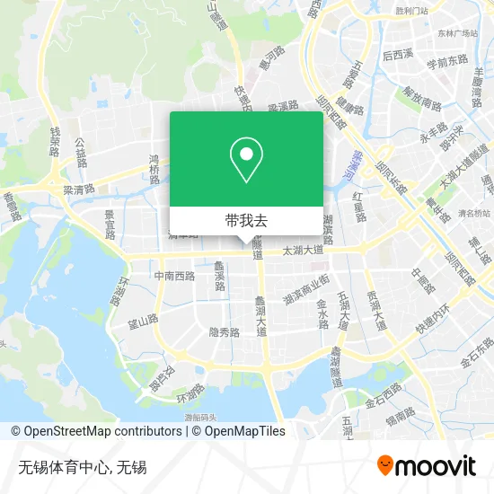 无锡体育中心地图