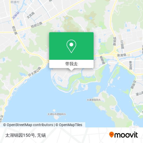 太湖锦园150号地图