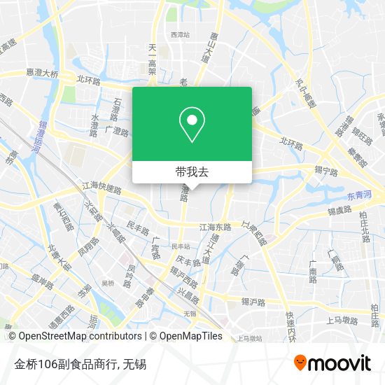 金桥106副食品商行地图