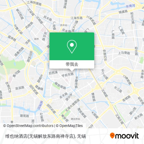 维也纳酒店(无锡解放东路南禅寺店)地图