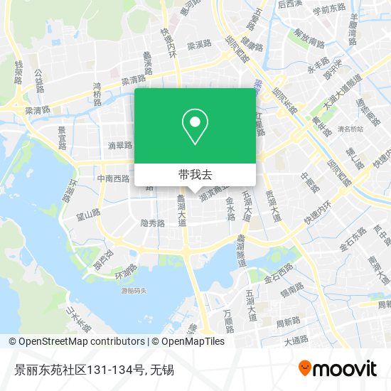 景丽东苑社区131-134号地图