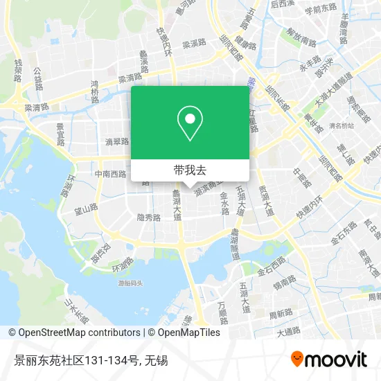 景丽东苑社区131-134号地图