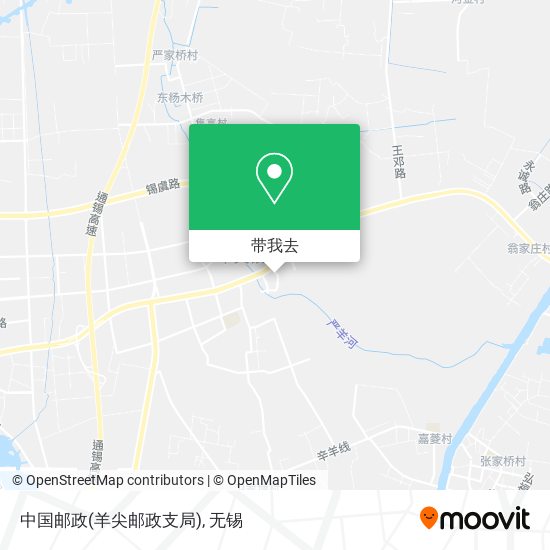 中国邮政(羊尖邮政支局)地图