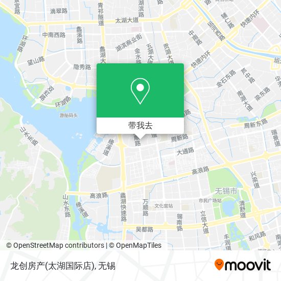 龙创房产(太湖国际店)地图