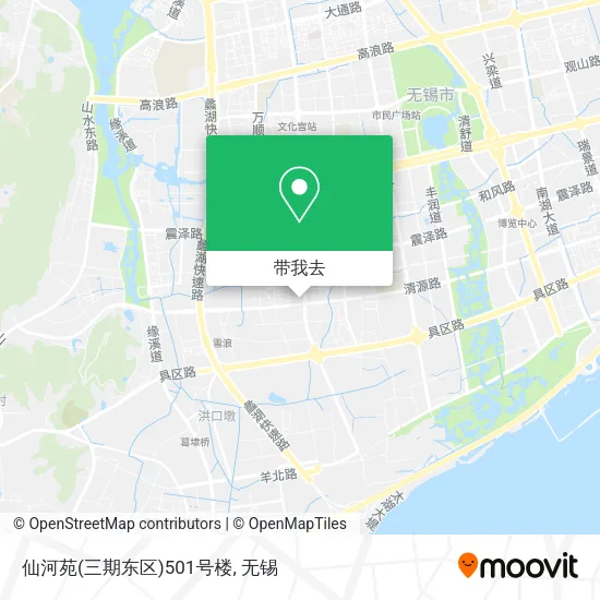 仙河苑(三期东区)501号楼地图