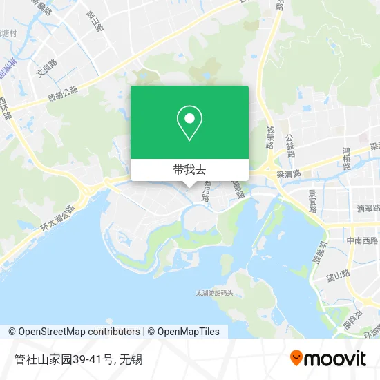 管社山家园39-41号地图