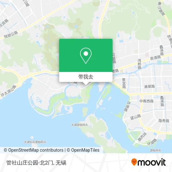 管社山庄公园-北2门地图