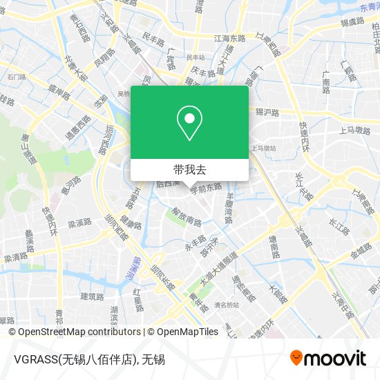 VGRASS(无锡八佰伴店)地图