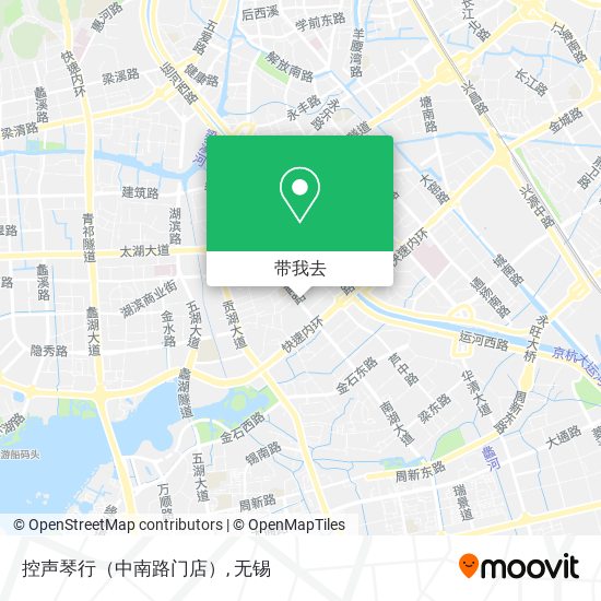 控声琴行（中南路门店）地图
