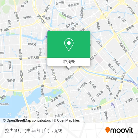 控声琴行（中南路门店）地图