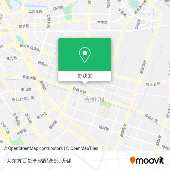 大东方百货仓储配送部地图