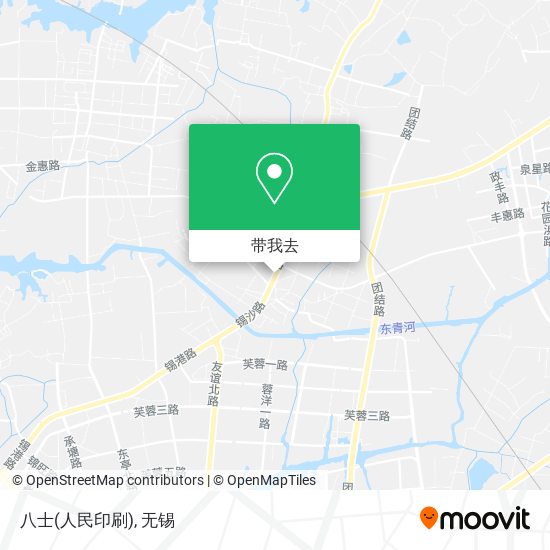 八士(人民印刷)地图