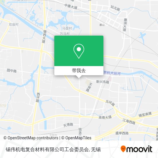 锡伟机电复合材料有限公司工会委员会地图