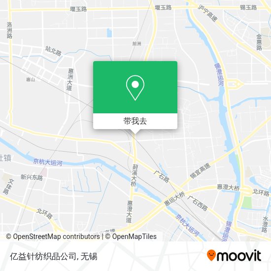 亿益针纺织品公司地图