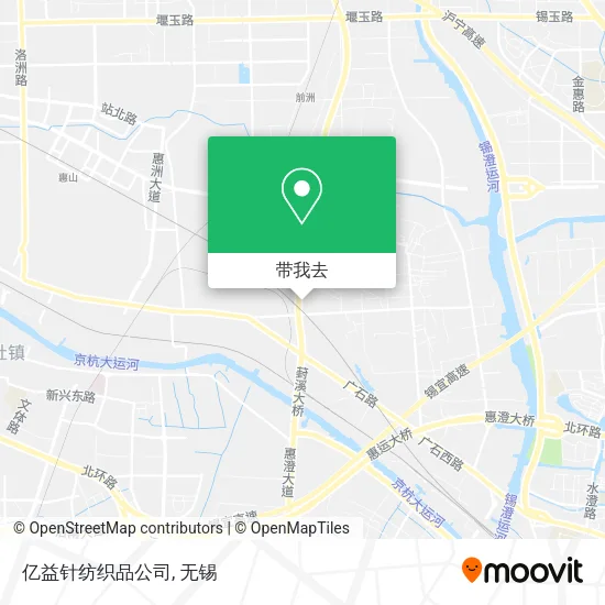 亿益针纺织品公司地图