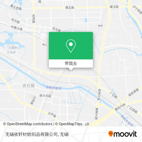 无锡依轩针纺织品有限公司地图