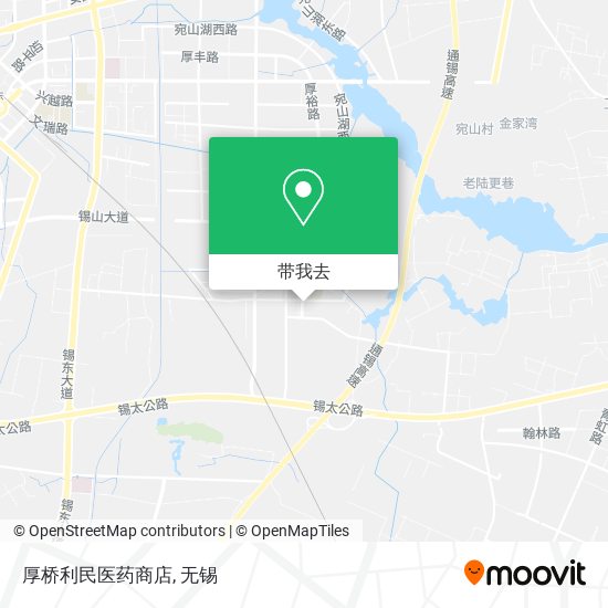 厚桥利民医药商店地图