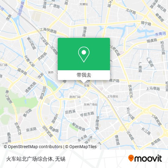 火车站北广场综合体地图