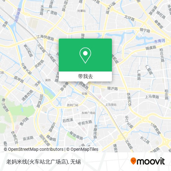 老妈米线(火车站北广场店)地图
