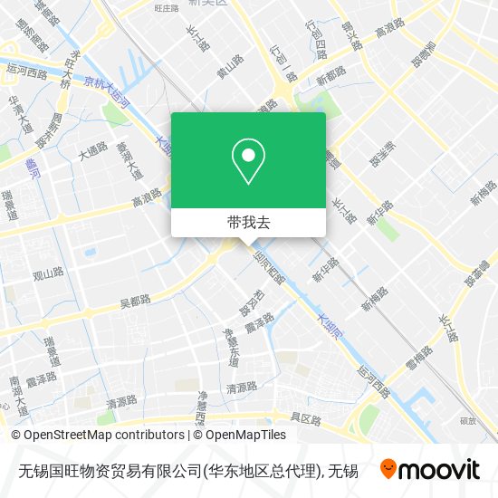 无锡国旺物资贸易有限公司(华东地区总代理)地图