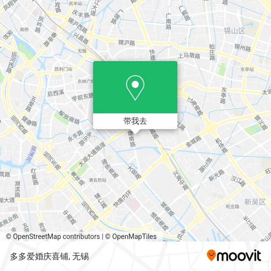 多多爱婚庆喜铺地图