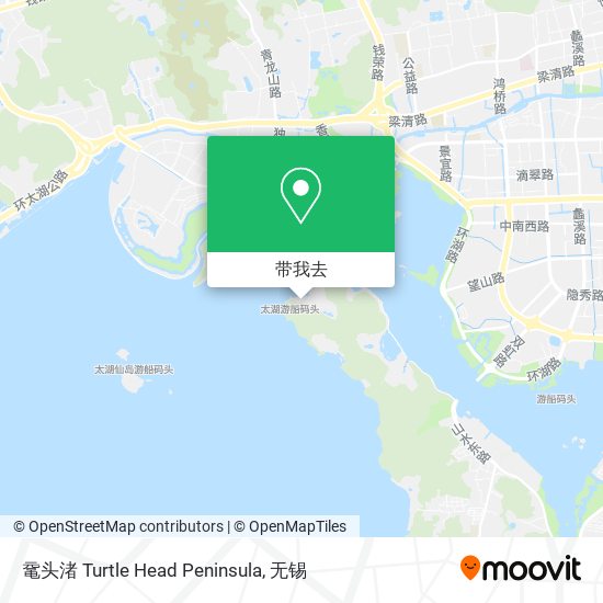 鼋头渚 Turtle Head Peninsula地图