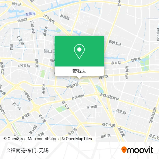 金福南苑-东门地图
