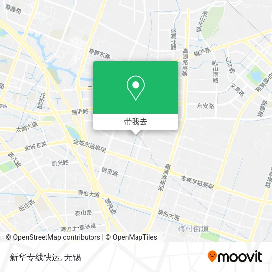 新华专线快运地图