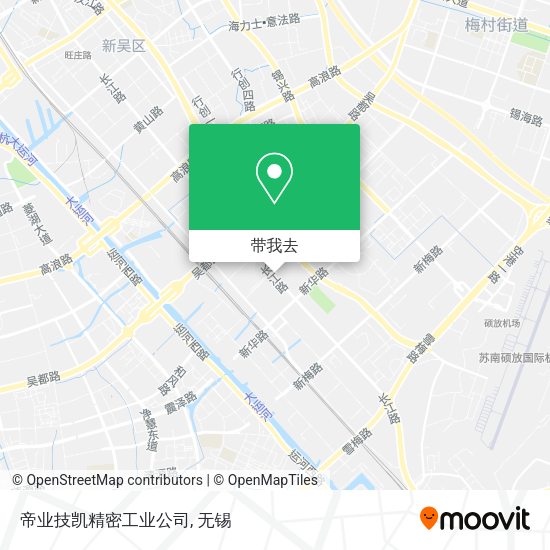 帝业技凯精密工业公司地图